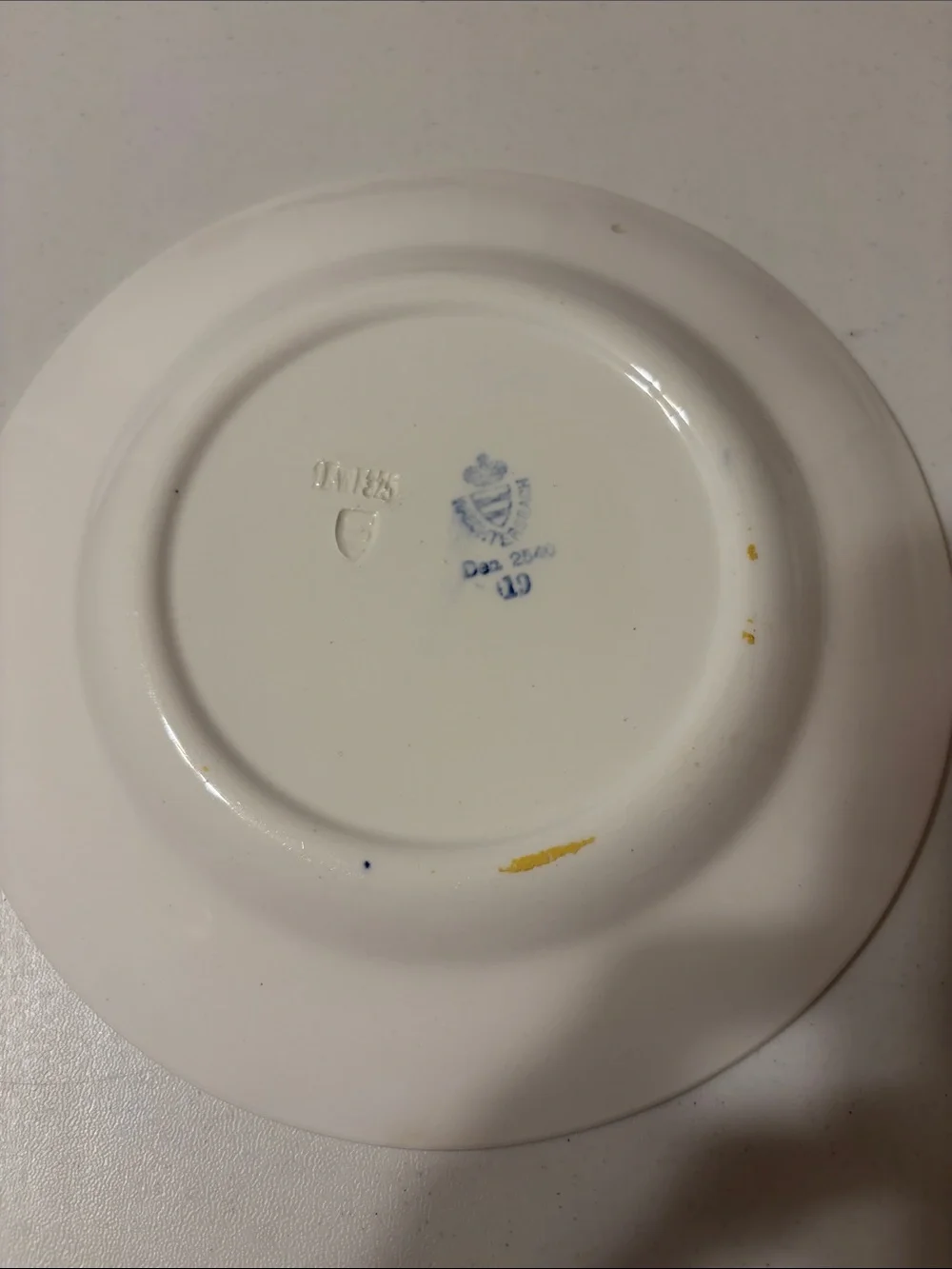 Vintage Waechtersbach GERMANY Rose Dec.2540 hand painted salad plates pair